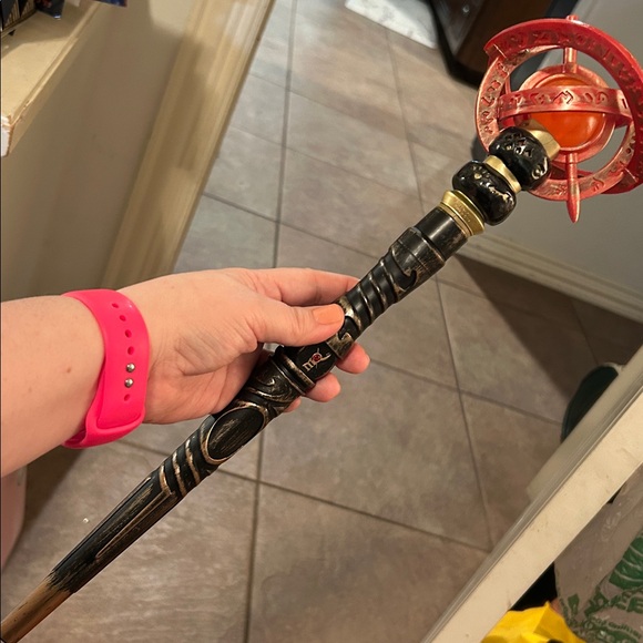Great Wolf Lodge MagiQuest Wand Sceptor Jewel Armillary Topper w/ Sound & Light - Picture 1 of 13
